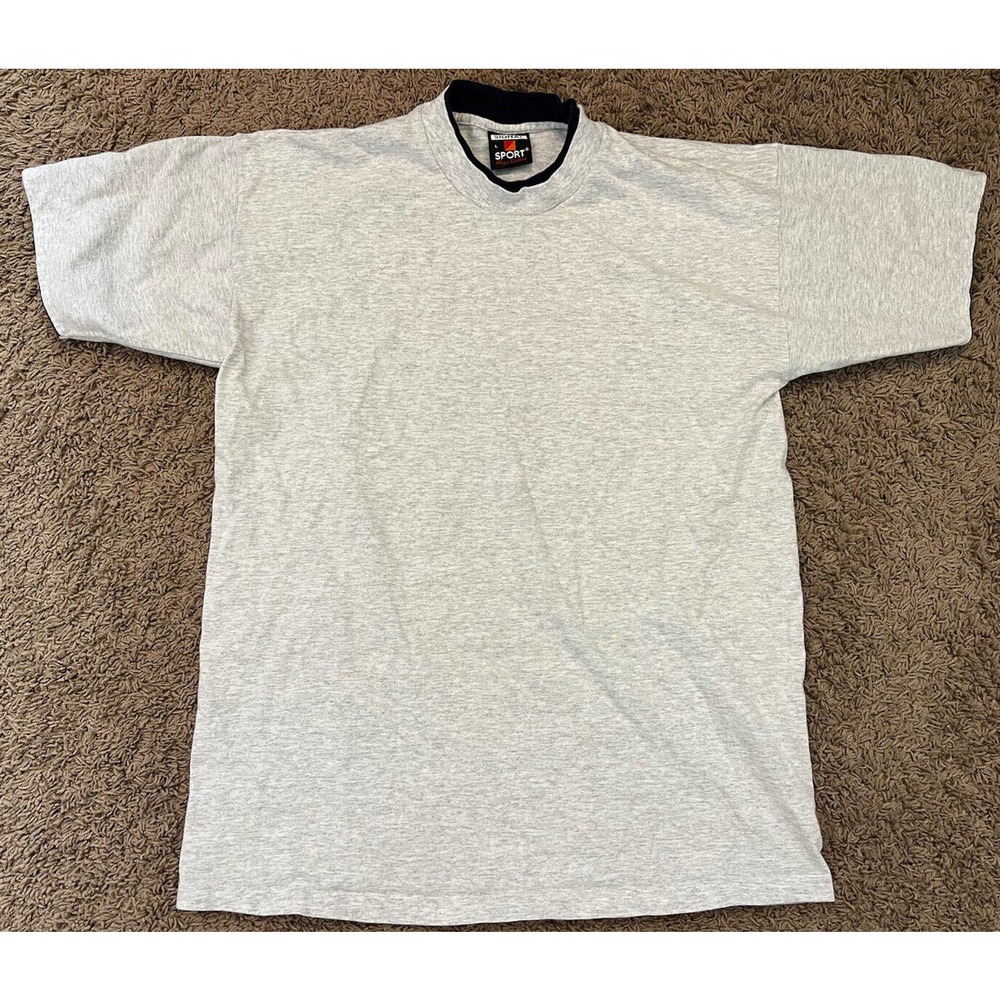 Vintage Signal Sport Mega Cottons Heather GraySingle Stitch T Shirt Men’s Sz L